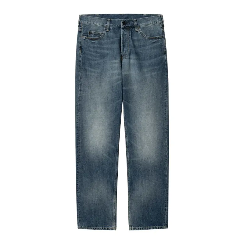 Carhartt WIP Marlow Pant Edgewood - Blue Mid Used Wash-1